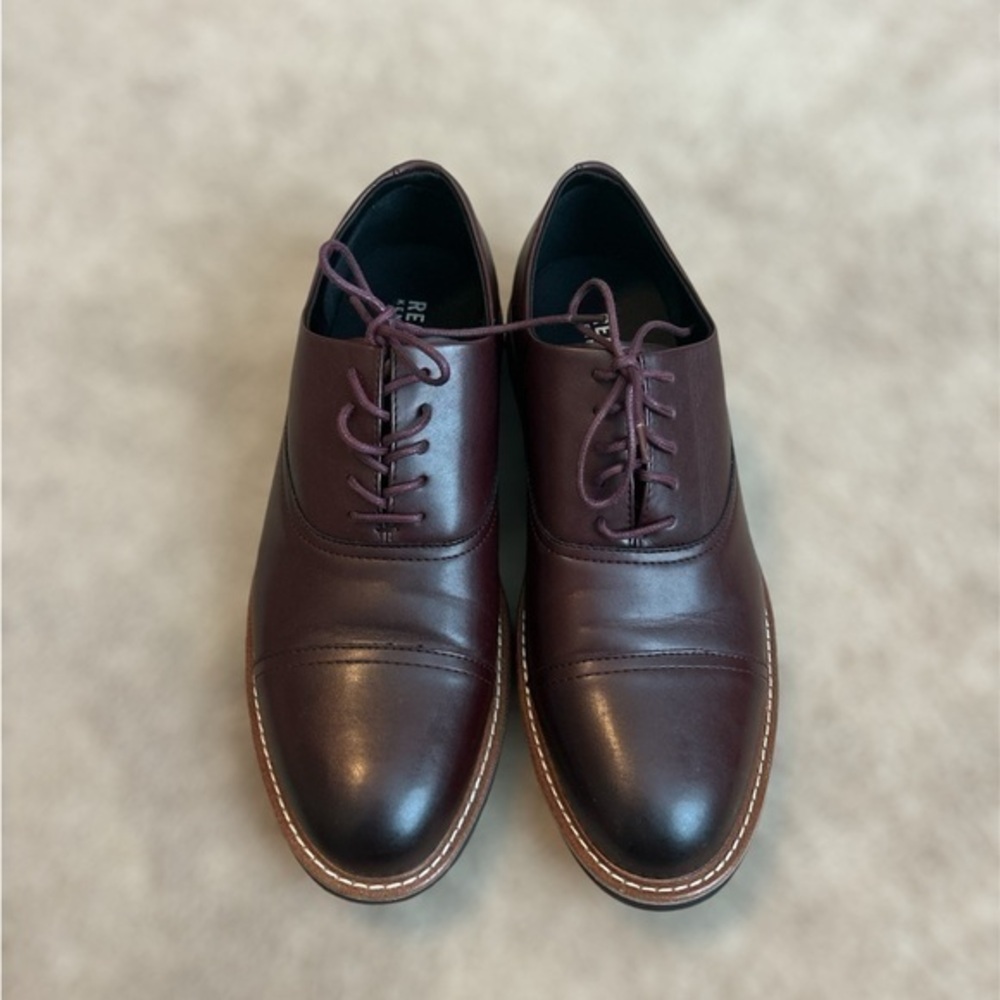 Kenneth Cole reaction men’s dress shoes, brown burgundy size 10 1/2